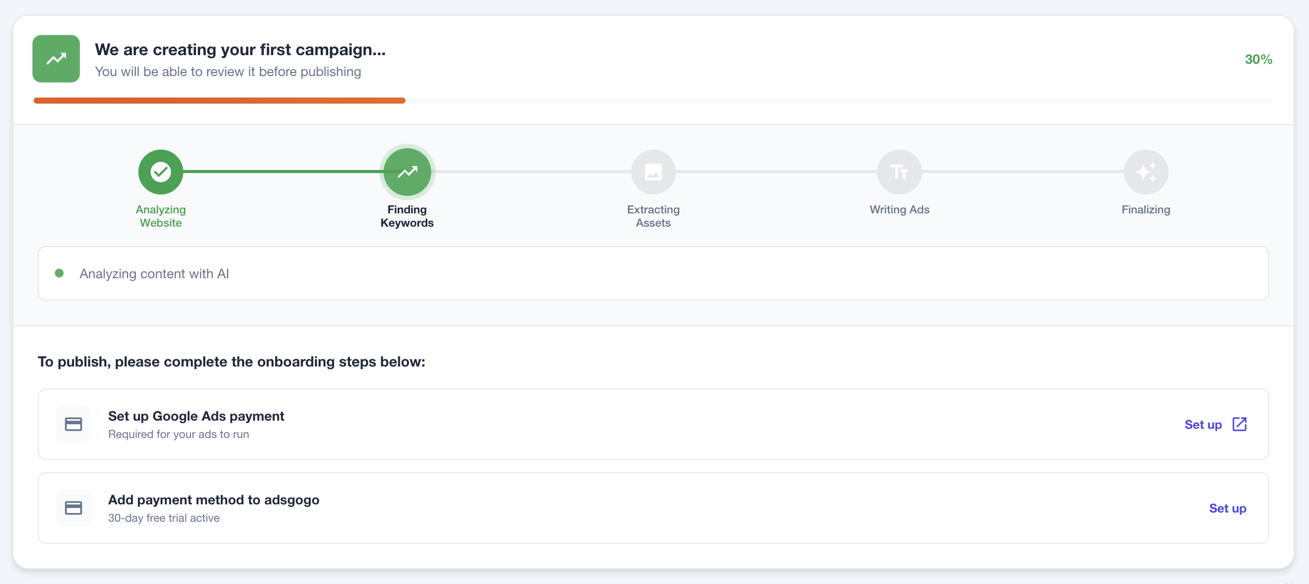 Automatic Campaign Generation